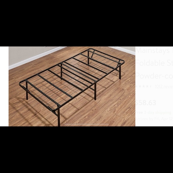 Twin mattress and platform bed frame